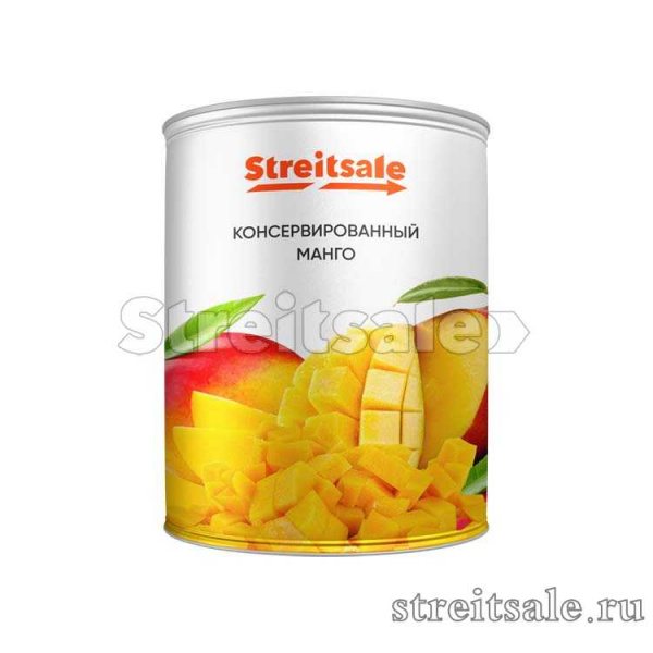 Консервированный манго 415 грамм